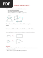 Concepto de Semejanza de Figuras