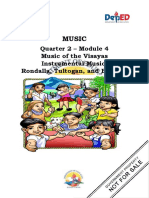 Music: Quarter 2 - Module 4 Music of The Visayas Instrumental Music: Rondalla, Tultogan, and Binanog