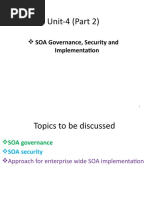 Unit-4 (Part 2) : SOA Governance, Security and