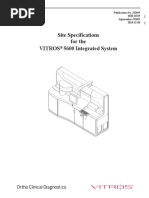 Site Specifications For The Vitros 5600 Integrated System: Publication No. J32695 2020-10-05 Supersedes J32695 2018-11-06