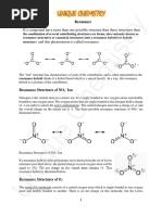 Chemical Bonding Resonance