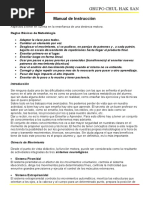 Manual de Instrucción - Preparación Física