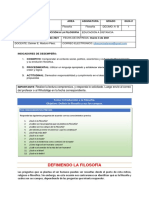 Filos 10° Guia # 1 Introduccion A La Filosofia