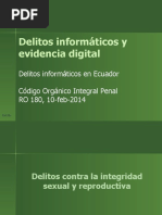 Delitos Informaticos Ecuador 2015 Coip