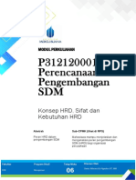 Modul - 06 - Konsep HRD, Sifat Dan Kebutuhan HRD - 2021