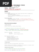 Oracle 9I-Performance Tuning: (Rev1.1) - January, 2009 - by Ergem PEKER