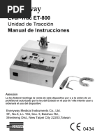 Manual Ever-Tac ET800 Usuario Esp