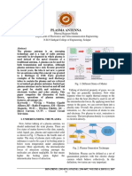 Plasma Antenna: ISSN (PRINT) : 2393-8374, (ONLINE) : 2394-0697, VOLUME-4, ISSUE-11, 2017