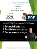 Técnicas Básicas en La Actividad y Ejercicio