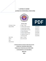 Laporan Akhir Praktikum Statistika Industri: Disusun Oleh