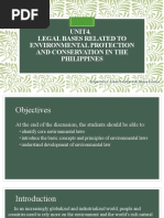 UNIT4. Legal Bases Related To Environmental Protection and Conservation in The Philippines