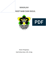 MAKALAH Konsep Nabi Dan Rasul