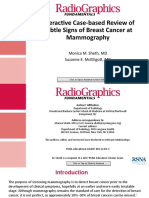 Interactive Case-Based Review of Subtle Signs of Breast Cancer at Mammography