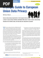 Oqvist-A Simple Guide To European Union Data Privacy