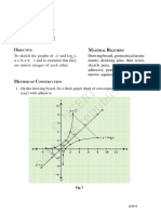 Graph of Log X and A X