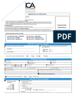 UCCA Application For Admission Form 3