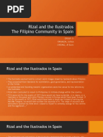 Rizal and The Ilustrados The Filipino Community in Spain: Group 11 DAGALEA, Joshua Cheong, JR Euric