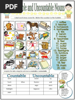 Label Each Item Correctly. Write The Number in The Bubble.: Complete The Table Categorize Each Noun As Countable or