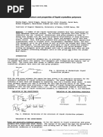 Synthesis, Structure and Properties of Liquid Crystalline Polymers