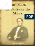 El Bolivar de Marx-Marx Karl