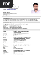 Mehir Ranjan Paul's CV