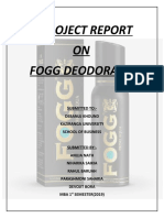 Market Research On Fogg Deodorant PDF Free