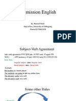 Admission English: By: Nazmul Huda Dept - of Law, University of Chittagong Phone:01770022470