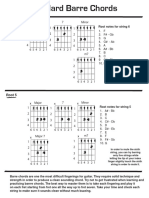 Barre Chord Chart