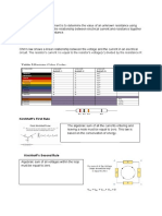 Objective: The Resistor's Current I Is Equal To The Resistor's Voltage (V) Divided by The Resistance R