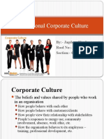 International Corporate Culture: By:-Jagdeep Singh Rool No: - 5718 Section: - C