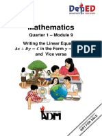 Mathematics: Quarter 1 - Module 9