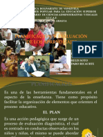 Exposicion Evaluacion y Planificacion de Aprendizaje