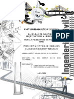 Inspección y Control de Calidad de Pavimentos Grupo19