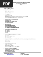 Actividad 3 Test Tipo Icfes 20, Preguntas Grago