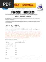 Función Hidruros