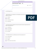 Med Tech Technical Test - A