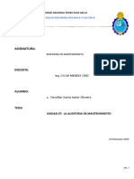 Unidad 07 - La Auditoria de Mantenimiento - Farroñan Garcia Junior Silvestre