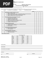 Central Bicol State University of Agriculture: Points 2 3 4 5 A. Knowledge of Subject Matter (20 Points)