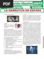 2.° Secundaria - Literatura - Romanticismo Español. La Narrativa (Material)