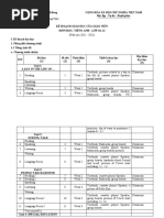 KẾ HOẠCH GIÁO DỤC CỦA GV 2021 2022