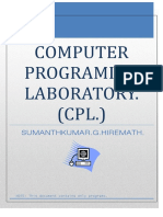 Computer Programing Laboratory. (CPL.)