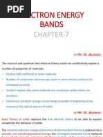 Electron Energy Bands: Chapter-7