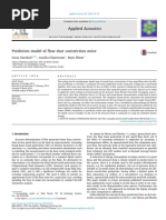 Prediction Model of Flow Duct Constriction Noise