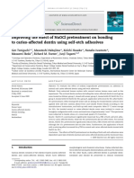 Taniguchi G, Et Al. 2009. Improving The Effect of NaOCl Pretreatment On Bonding To Caries Affected Dentin Using Self Etch Adhesives.