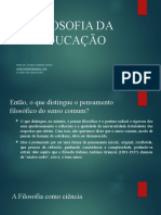 Aula 02 - Filosofia Da Educação