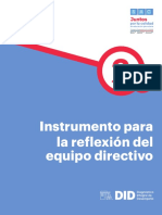 Instrumento para La Reflexion Del Equipo Directivo