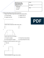 Soal PTS Matematika Kelas 4 Semester 2 K13