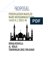 Proposal Maulid Nabi Muhammad