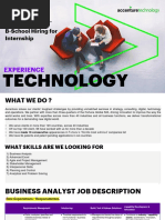 Job Description - B-School Hiring For Internship: Experience