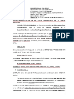 Pide Confirmar Sentencia Contra Tribunal Registral